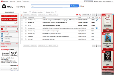 Comment fonctionne la boite mail SFR ?